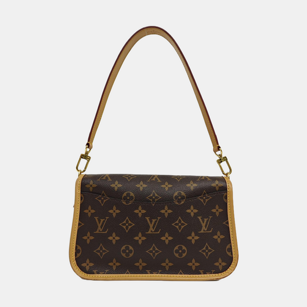DIANE Monogram Coated Canvas Brown
