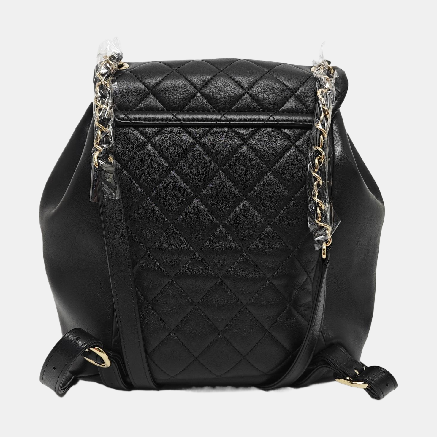 DUMA Large Quilted Calfskin Black