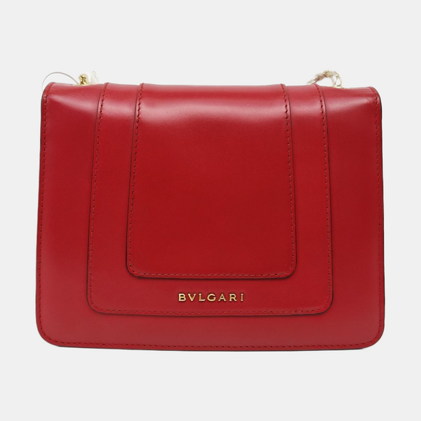SERPENTI FOREVER Small Calfskin Red