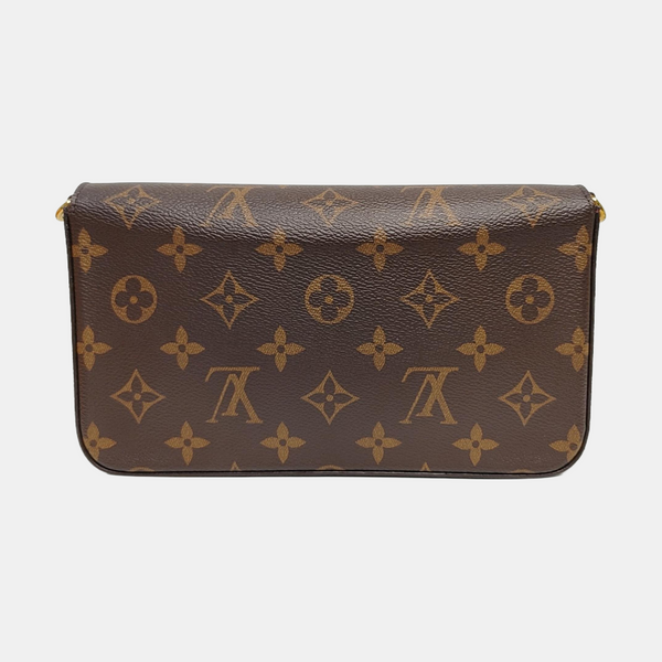 FÉLICIE Monogram Coated Canvas Brown