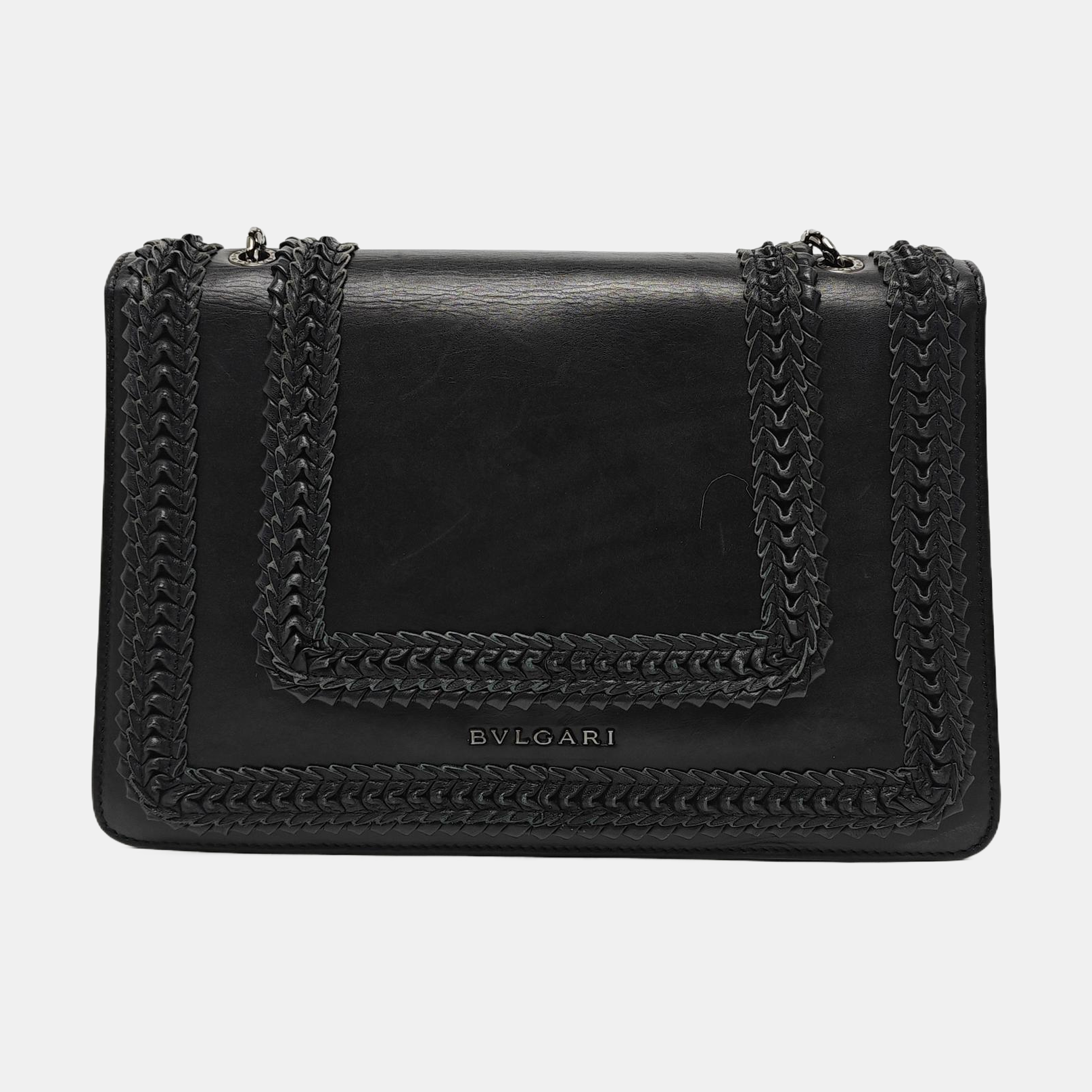SERPENTI FOREVER Medium Calfskin Black