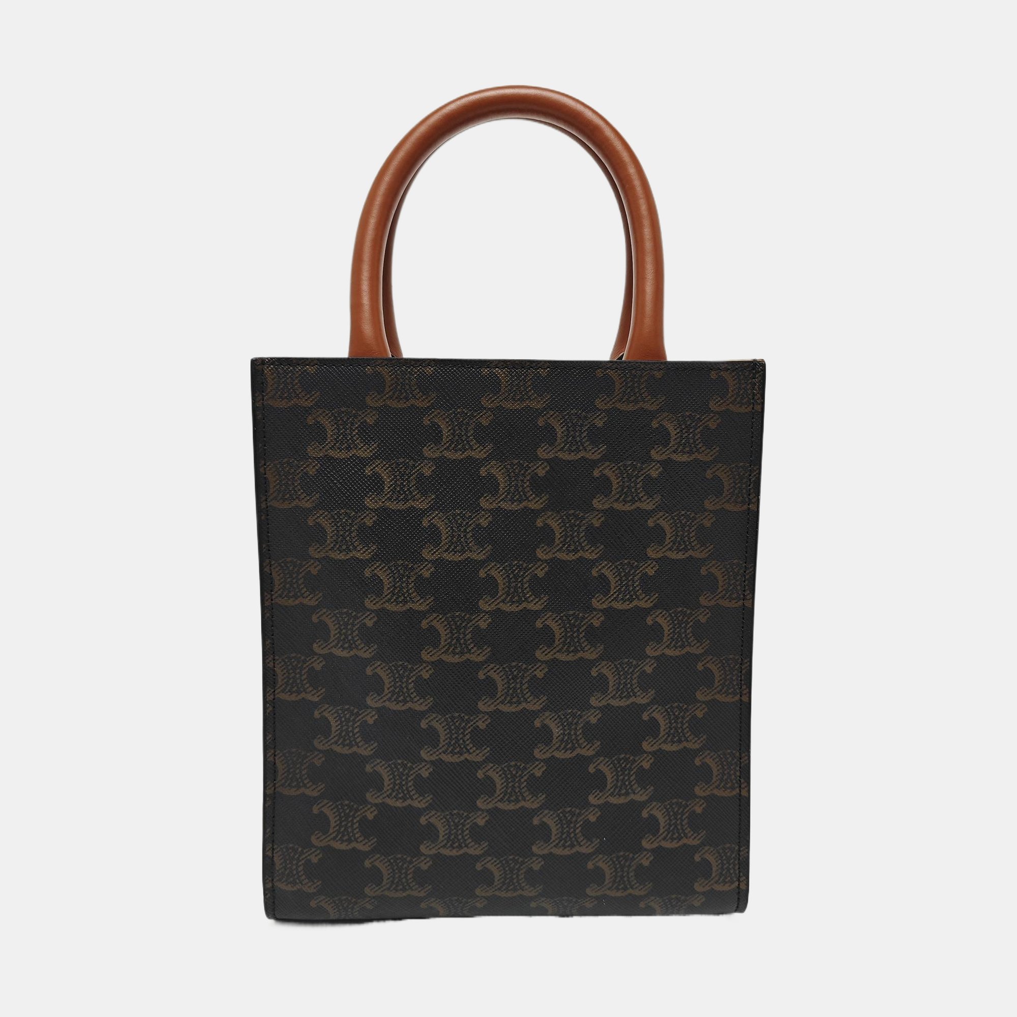 CABAS CELINE Mini Coated Canvas Brown