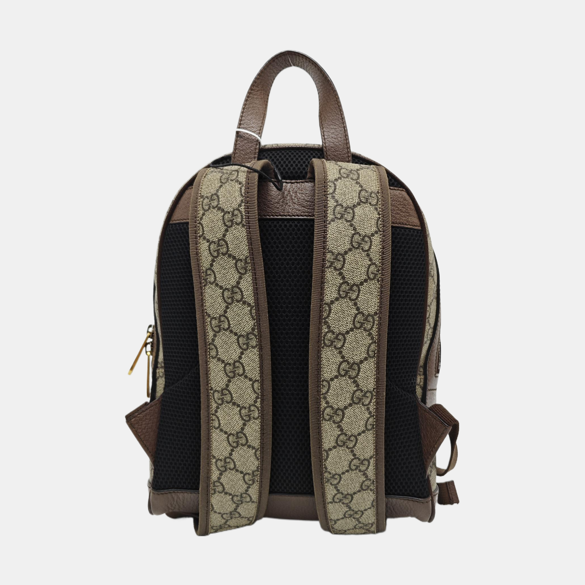 Ophidia Small Monogram Coated Canvas Beige