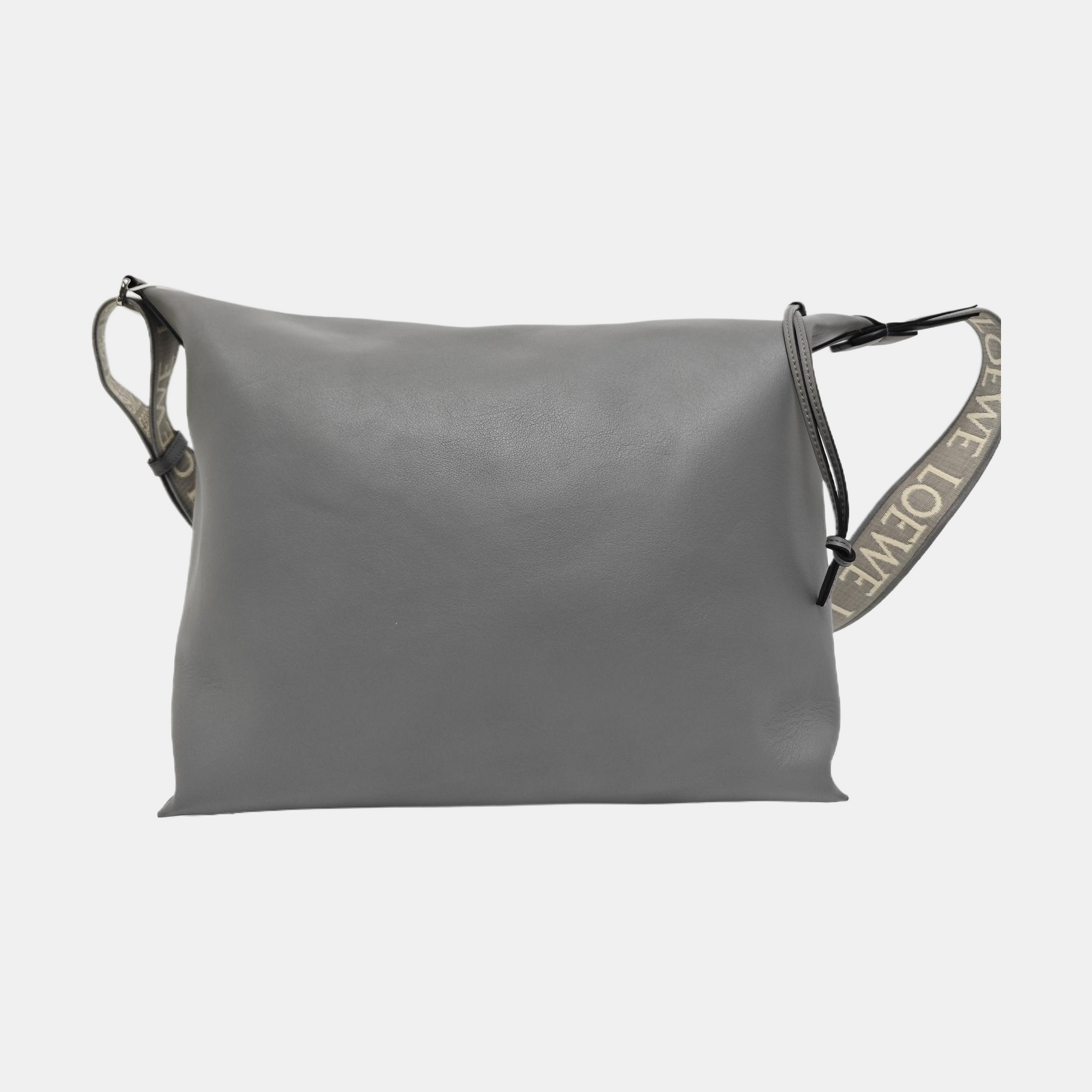 Calfskin Shoulder Bag Gray