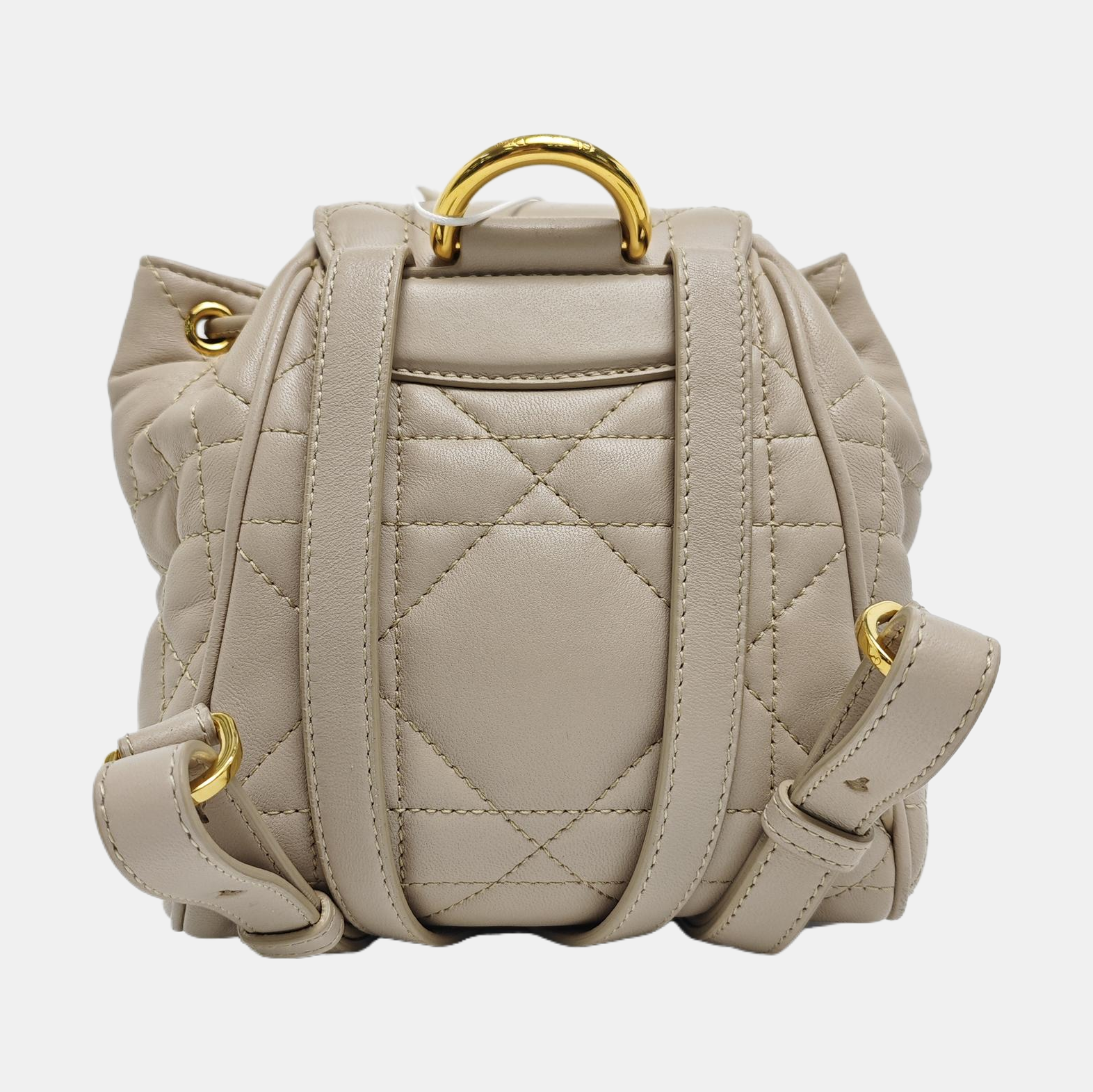 Dior Caro Cannage Lambskin Beige
