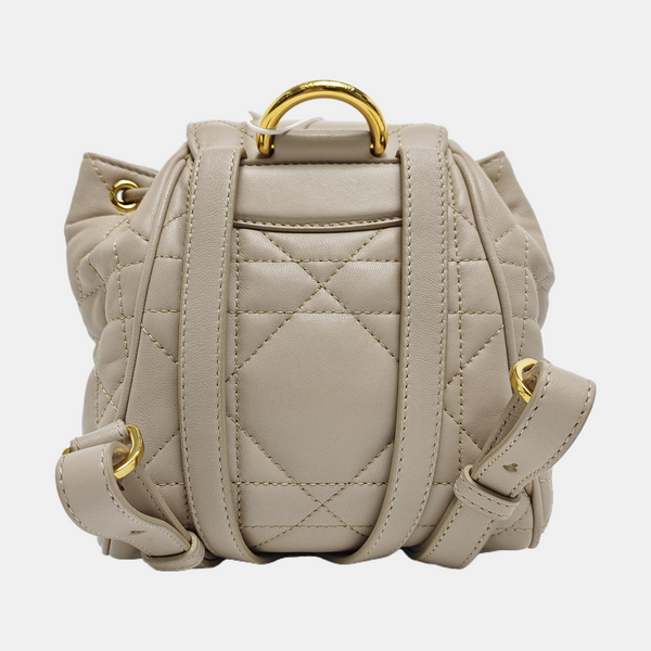 Dior Caro Cannage Lambskin Beige