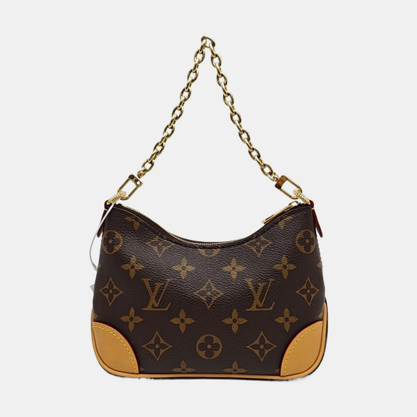 BOULOGNE Nano Monogram Coated Canvas Brown