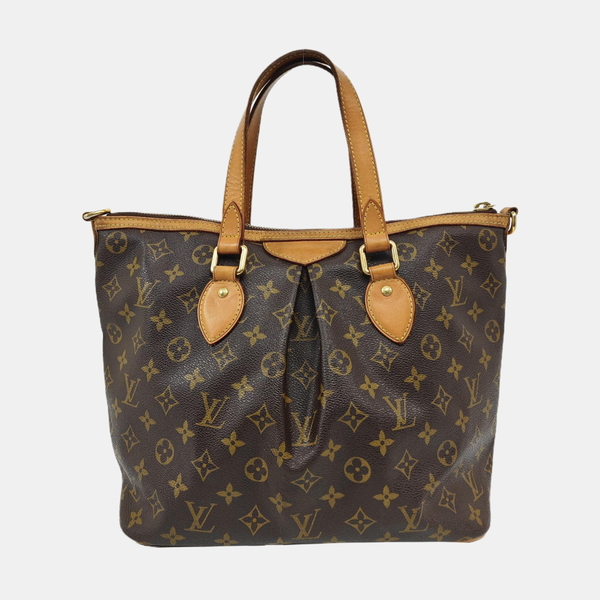 PALERMO PM Monogram Coated Canvas Brown