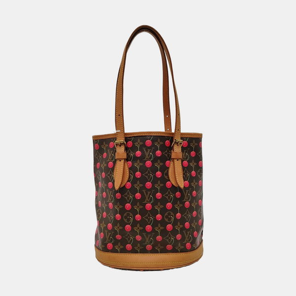 BUCKET PM Monogram Coated Canvas Brown