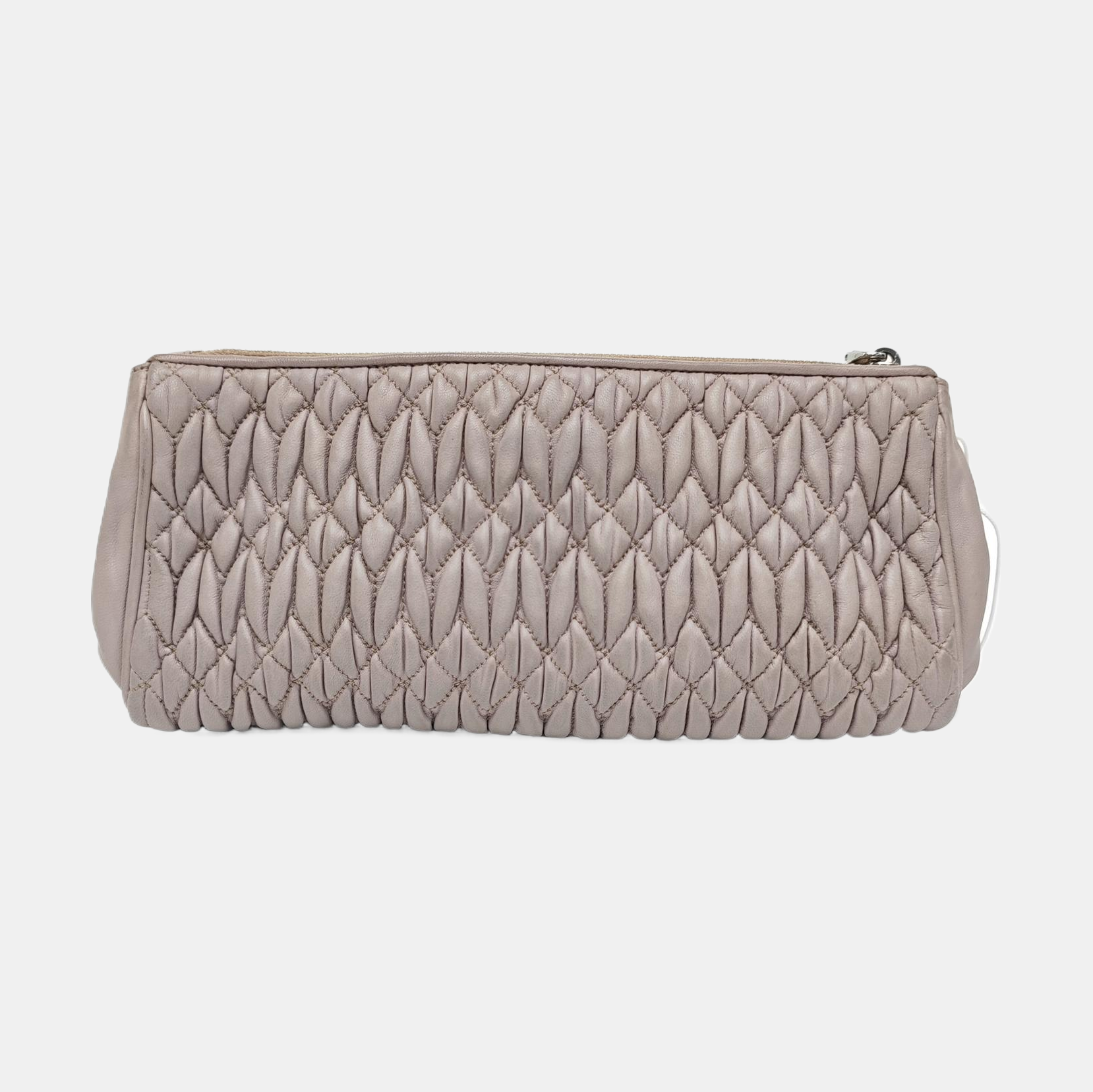 Quilted Lambskin Top Handle Bag Purple