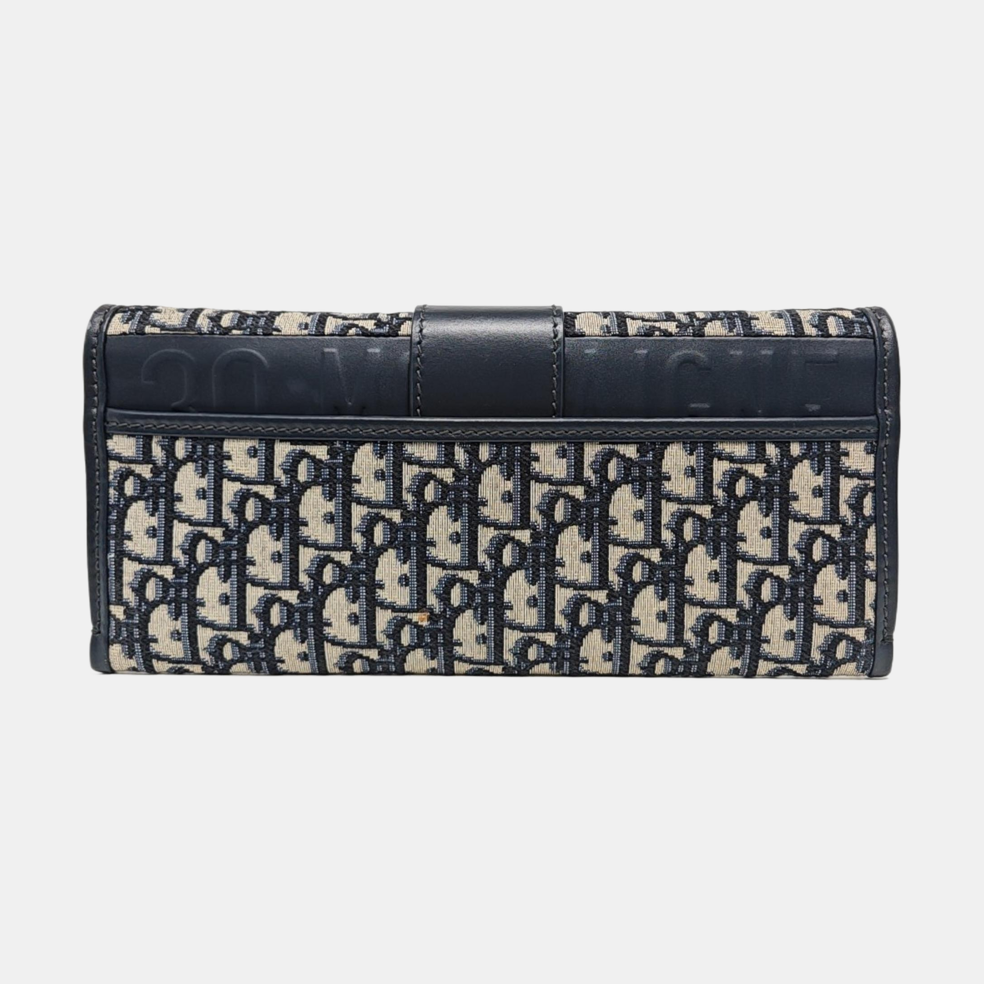 30 Montaigne Oblique Canvas Blue