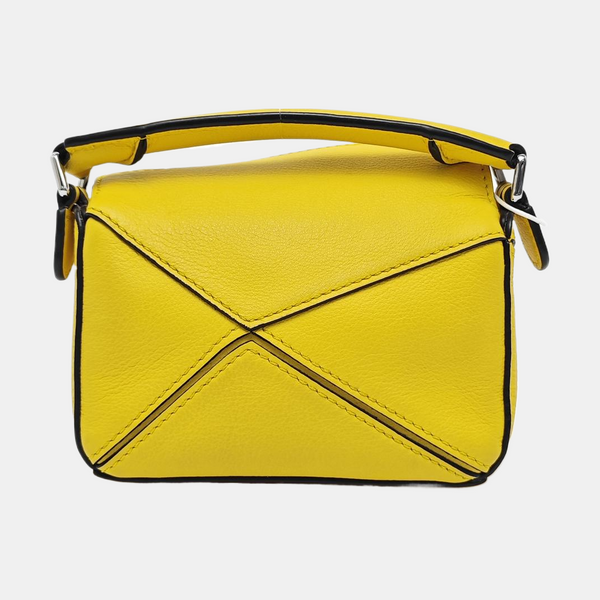 Puzzle Calfskin Yellow
