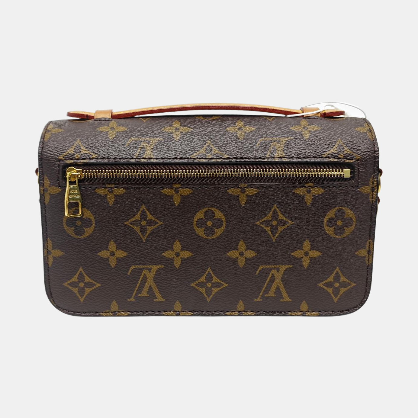 MÉTIS EAST WEST Monogram Coated Canvas Brown