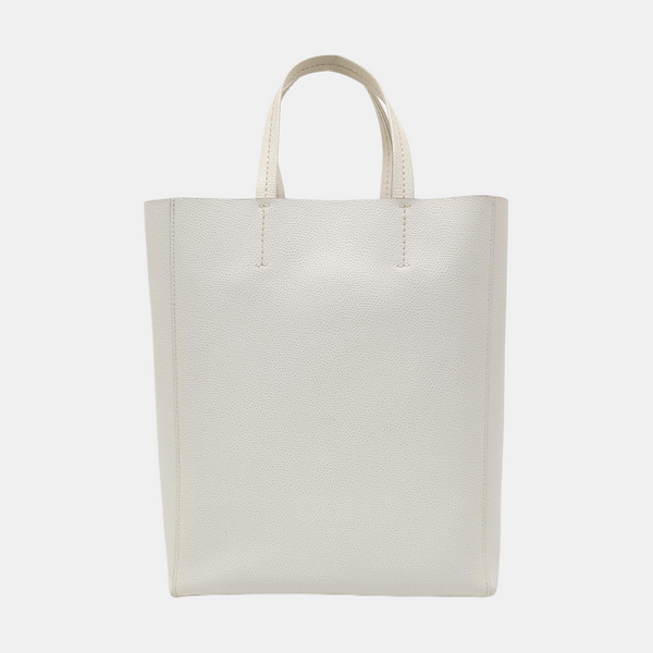 CABAS Small Calfskin White