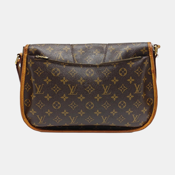MENILMONTANT MM Monogram Coated Canvas Brown