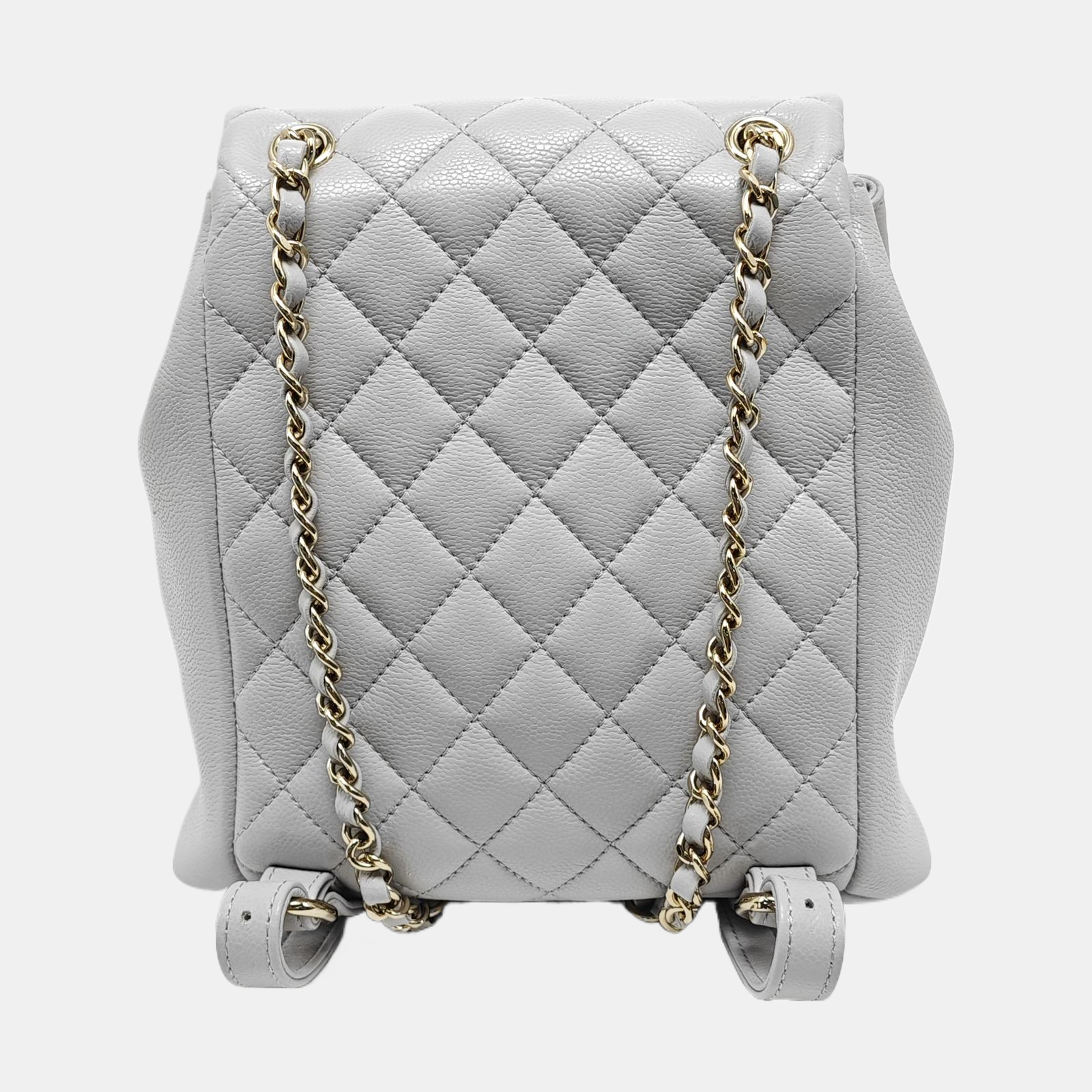 DUMA Quilted Grained Calfskin Gray