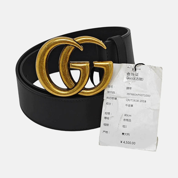 Leather Belt Black
