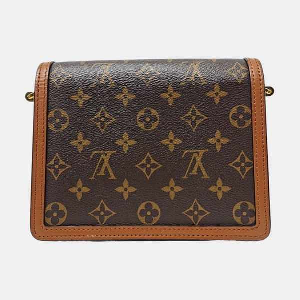 DAUPHINE Mini Monogram Coated Canvas Brown