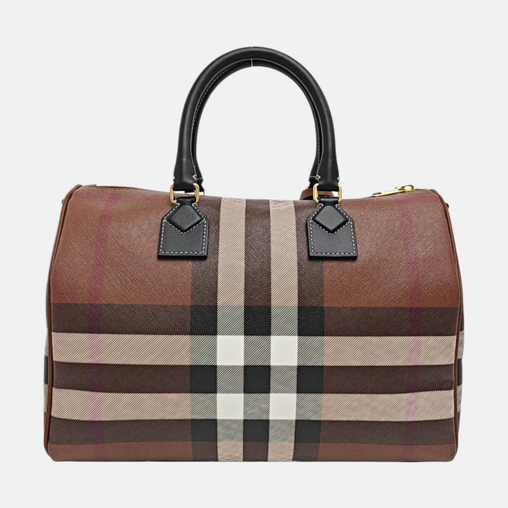 Coated Canvas Shoulder Bag Medium Multicolor