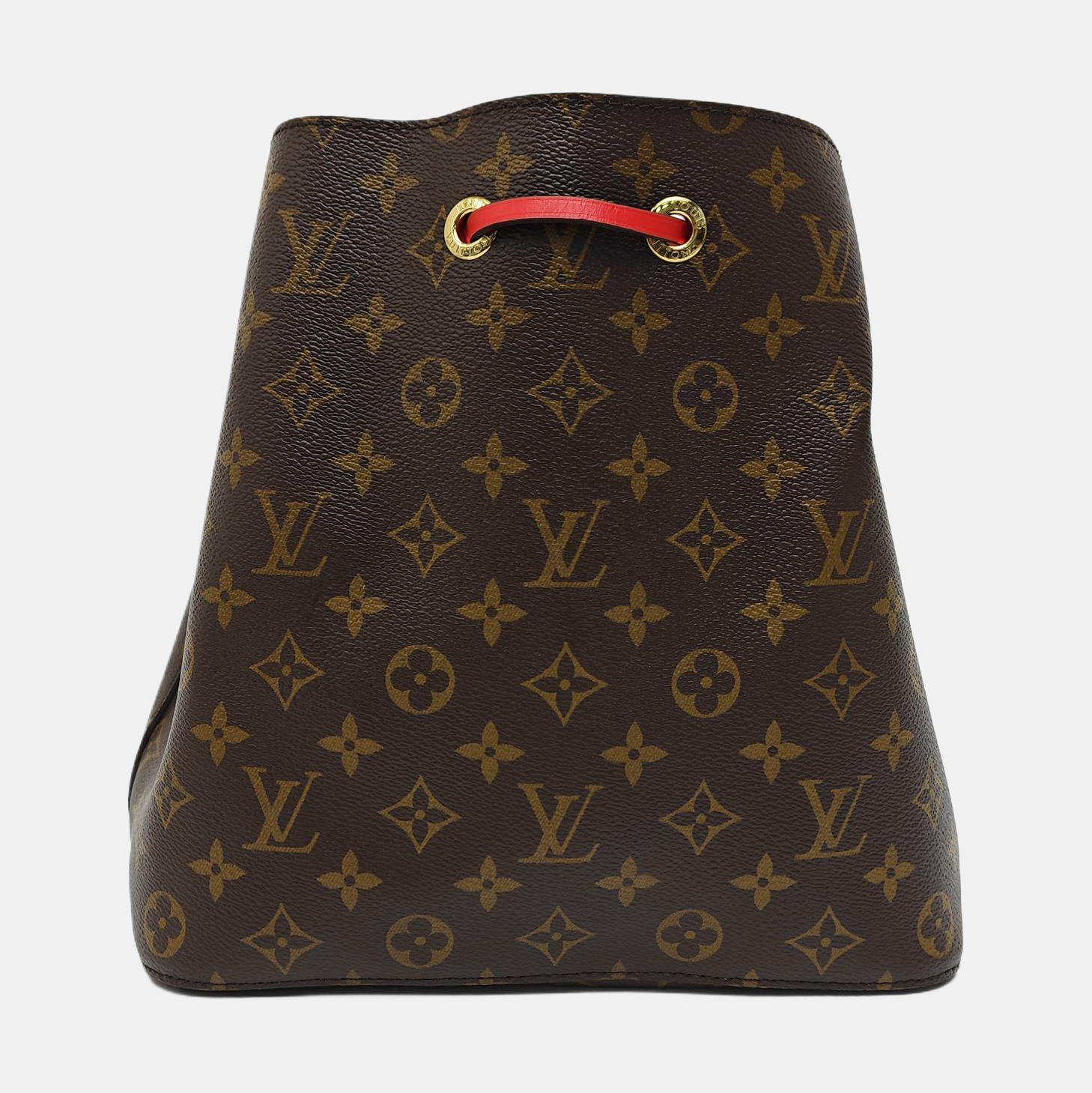 NÉONOÉ MM Monogram Coated Canvas Brown