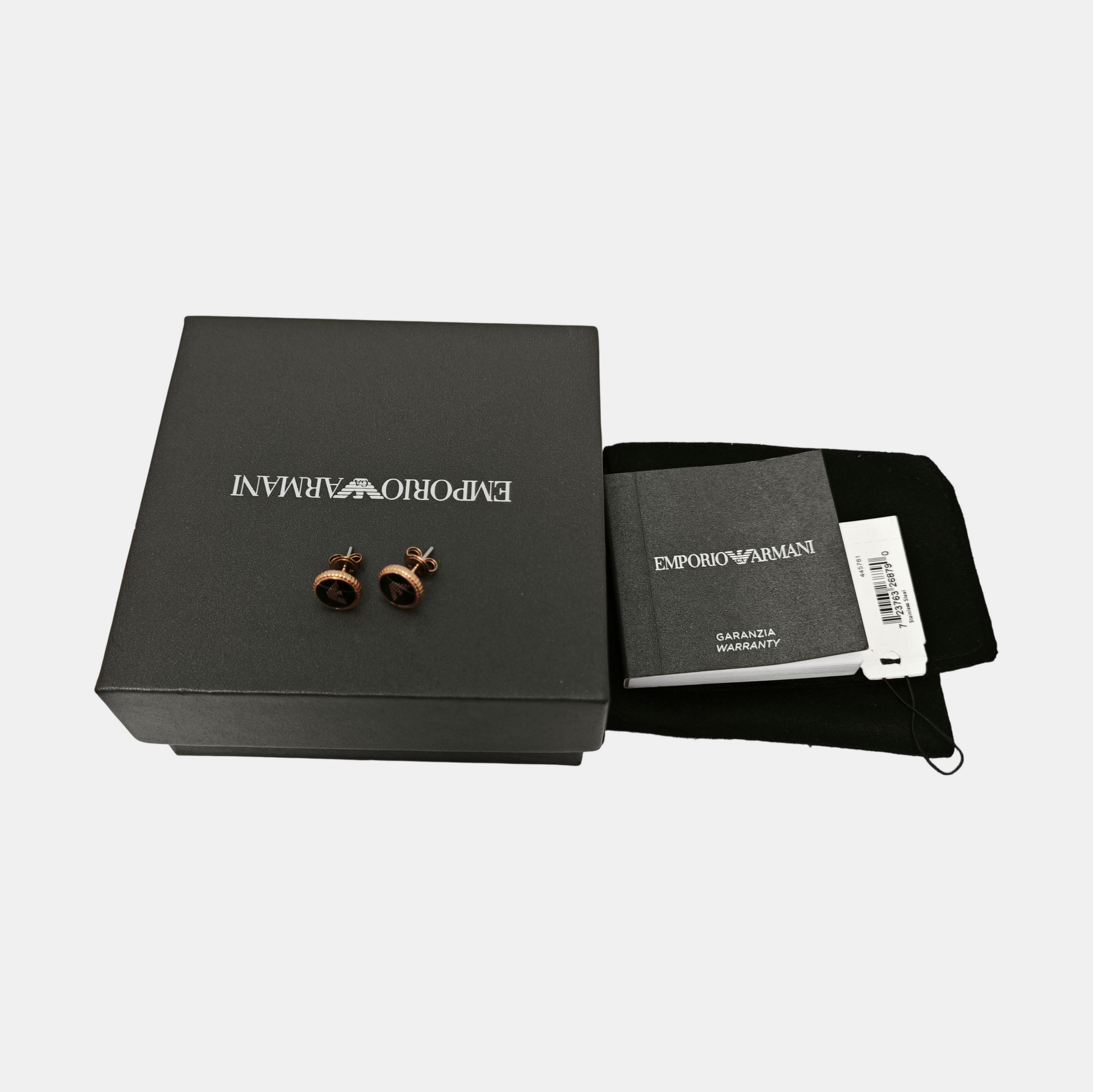 Metal Rose Gold Stud Earrings