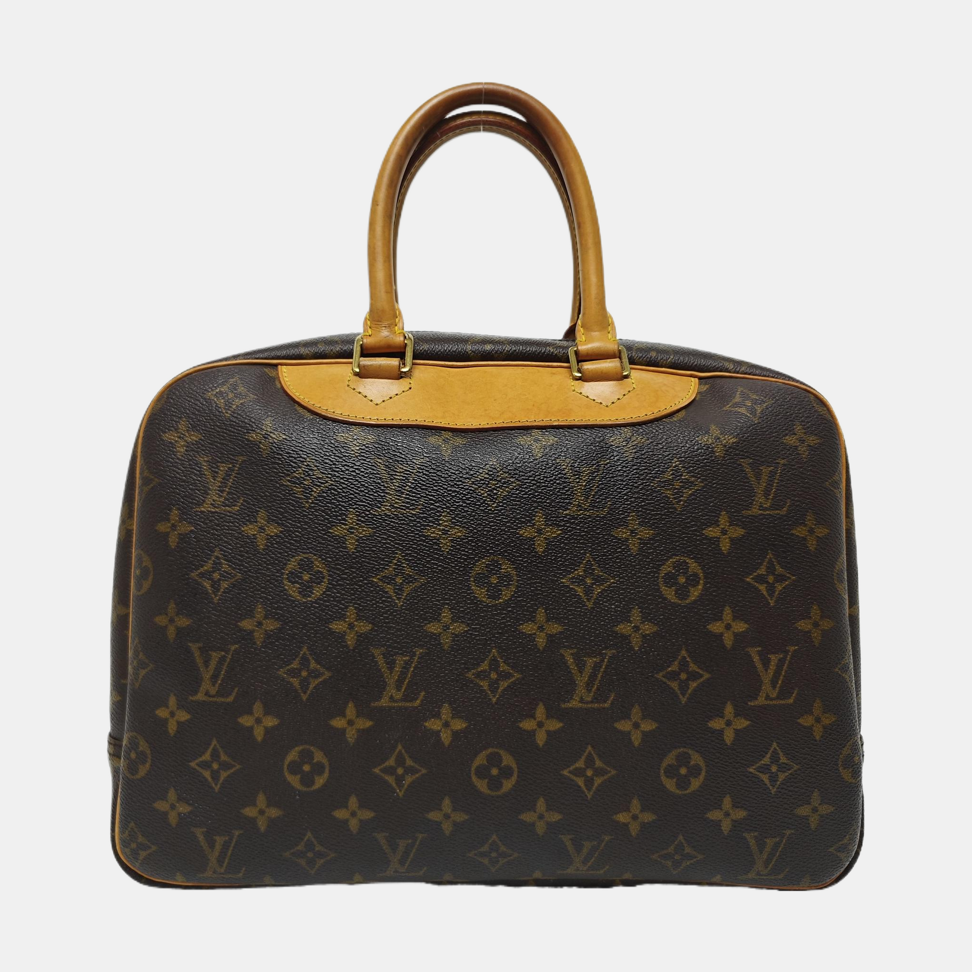 DEAUVILLE Monogram Coated Canvas Brown