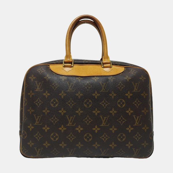 DEAUVILLE Monogram Coated Canvas Brown