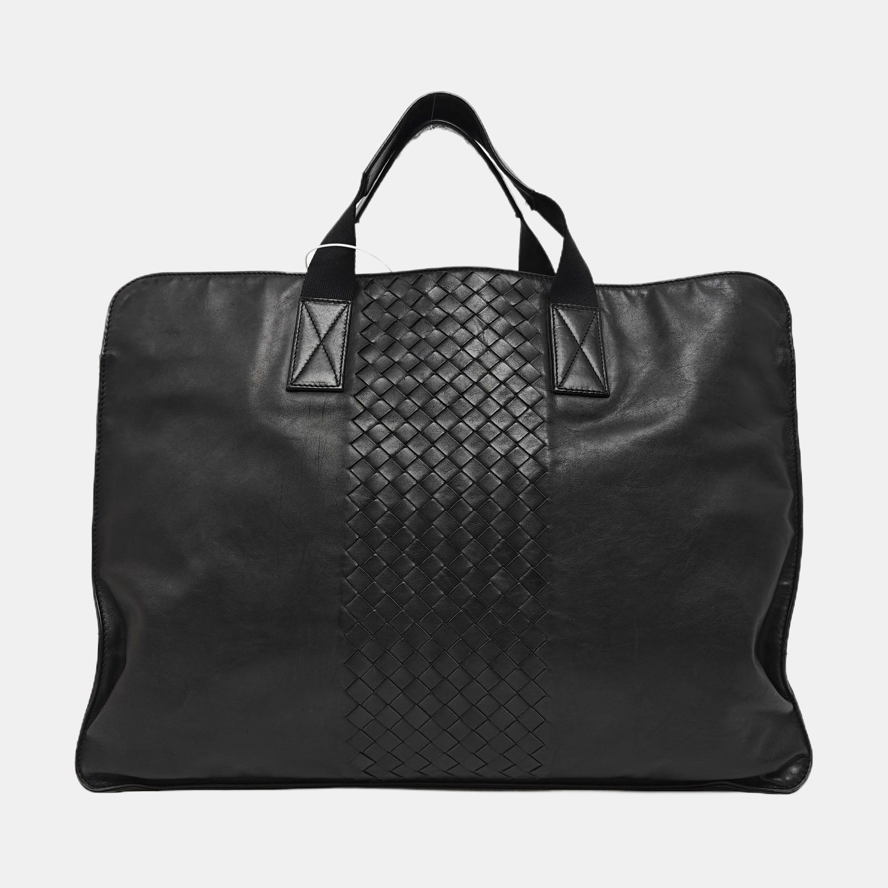 Calfskin Top Handle Bag Black