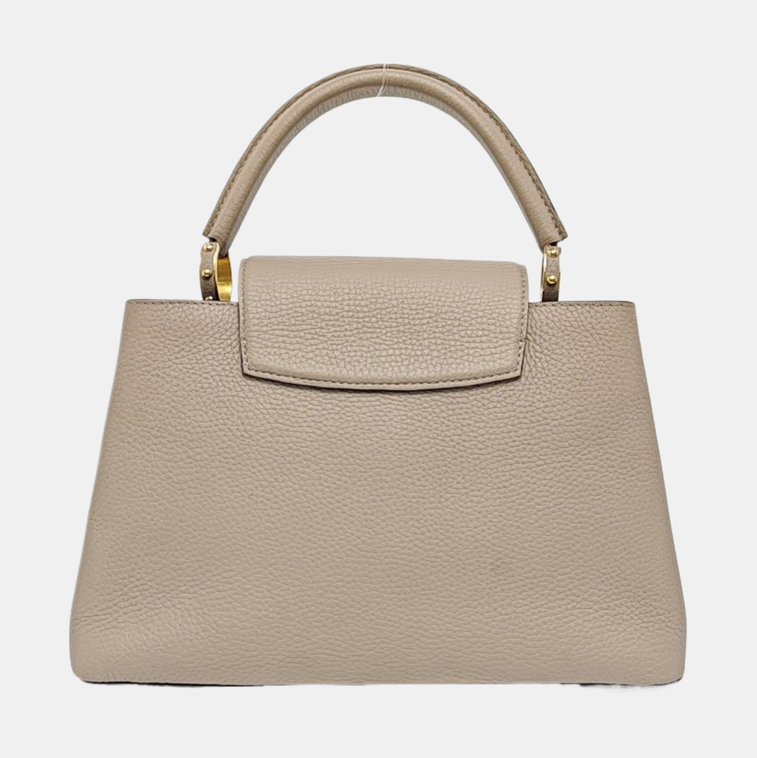 CAPUCINES MM Calfskin Gray