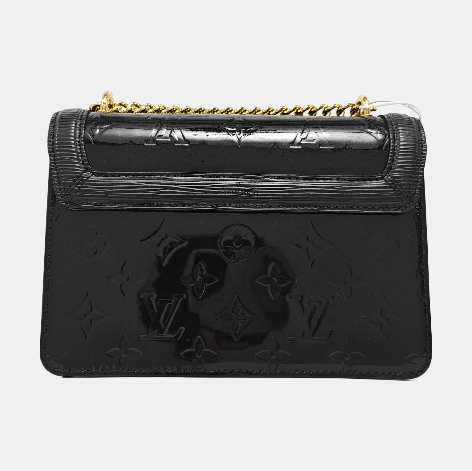 WYNWOOD Monogram Patent Leather Black