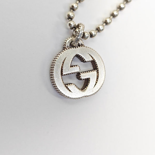 Interlocking G 925 Sterling Silver Necklace