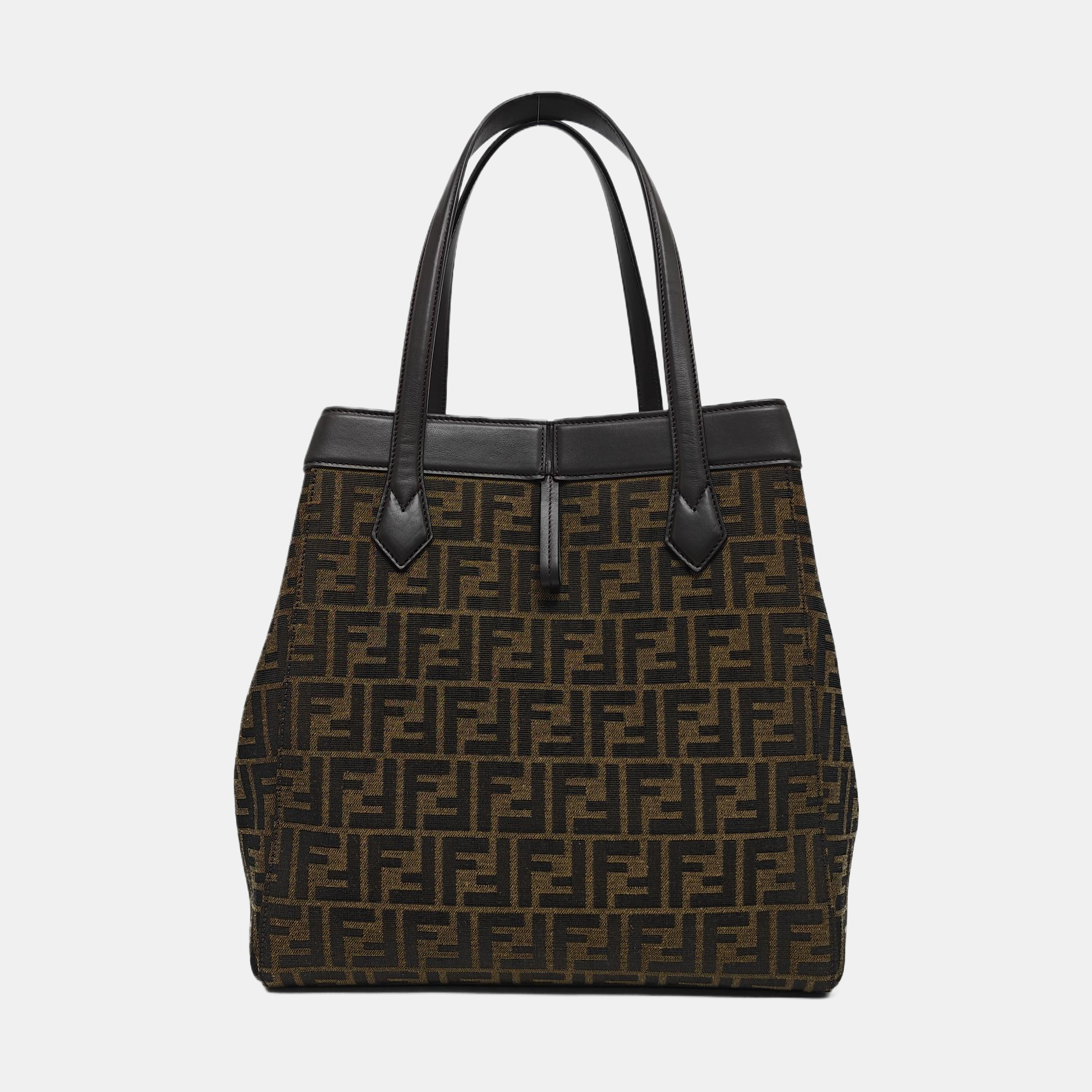 Canvas Shoulder Bag Brown