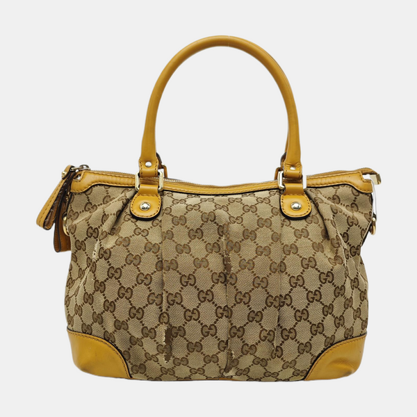 Sukey Monogram Fabric Brown