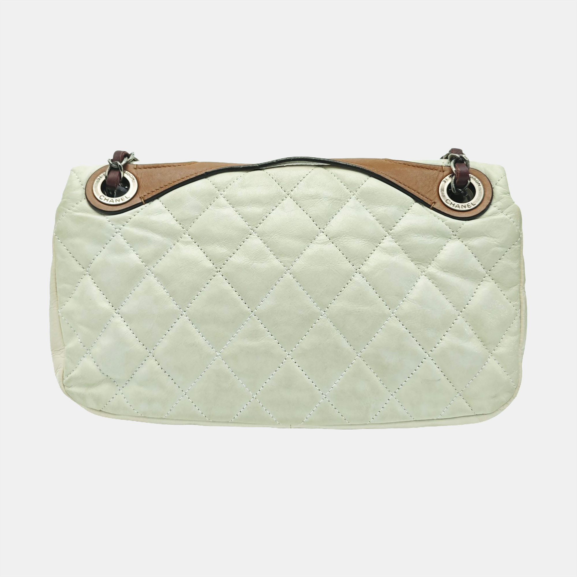 Quilted Calfskin Shoulder Bag Green