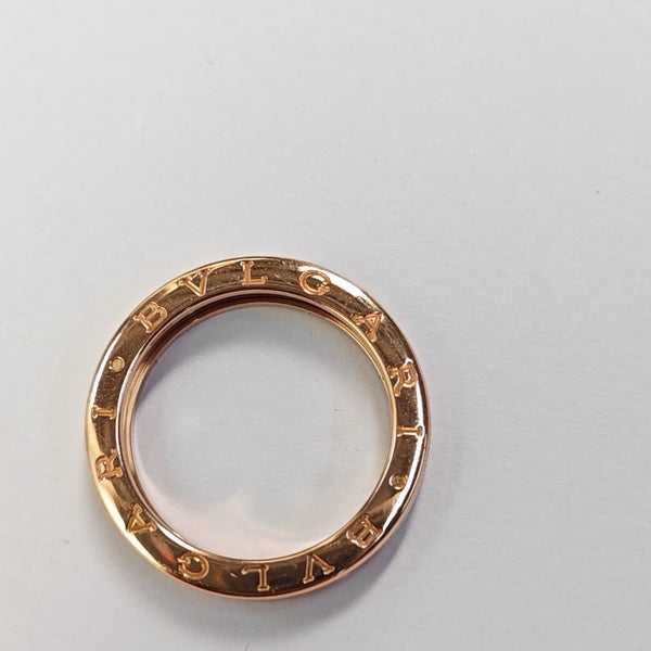 B.ZERO1 18k Rose Gold Ring EU 60