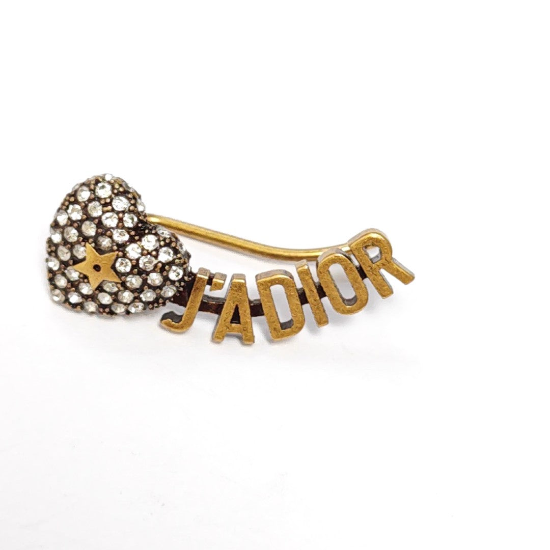 J'adior Metal Gold Earrings