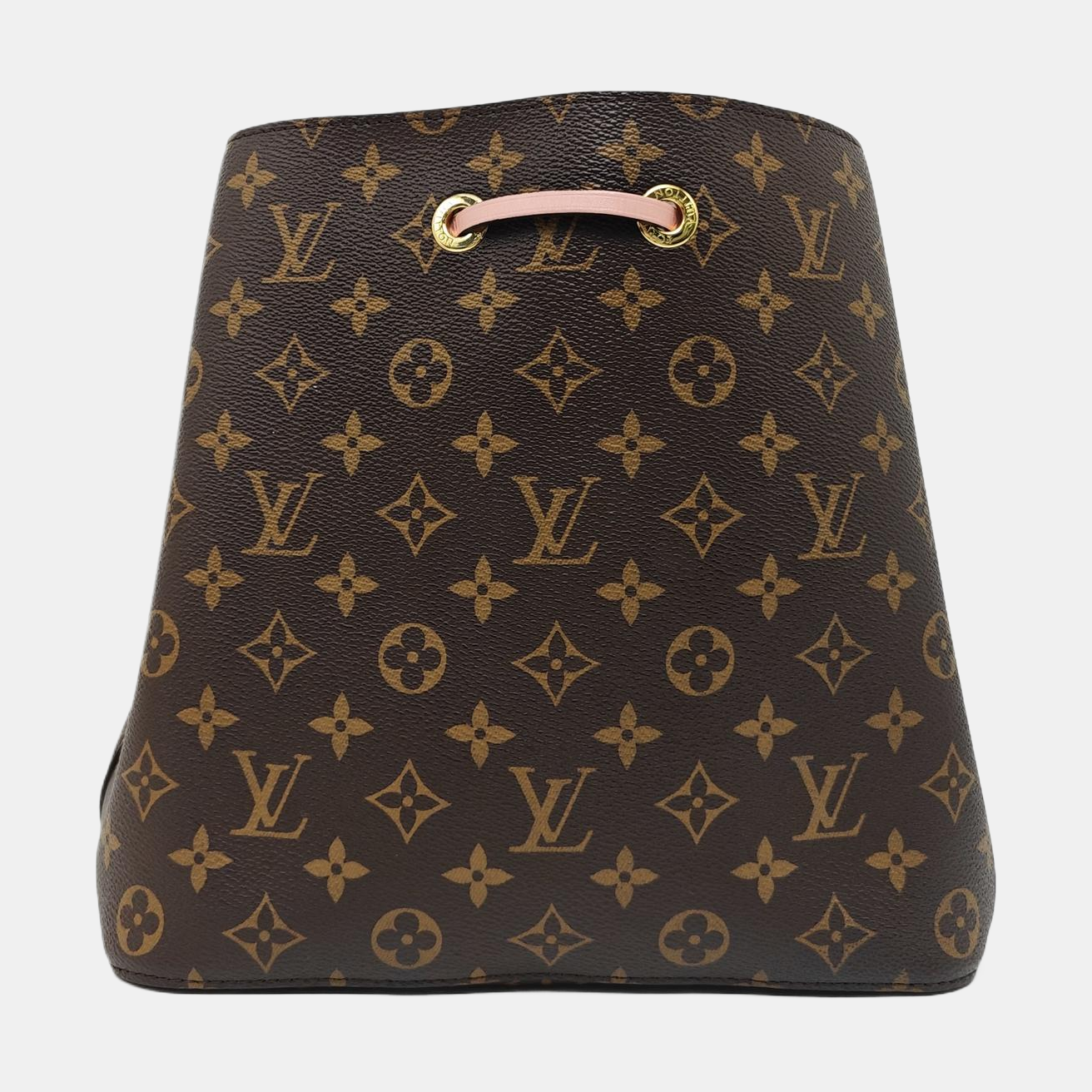 NÉONOÉ MM Monogram Coated Canvas Brown