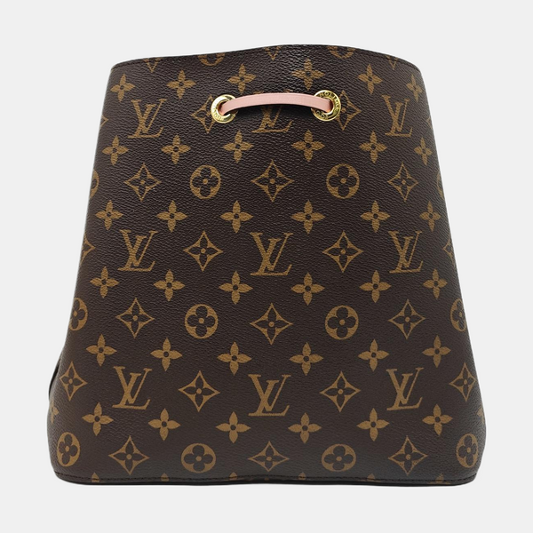 NÉONOÉ MM Monogram Coated Canvas Brown