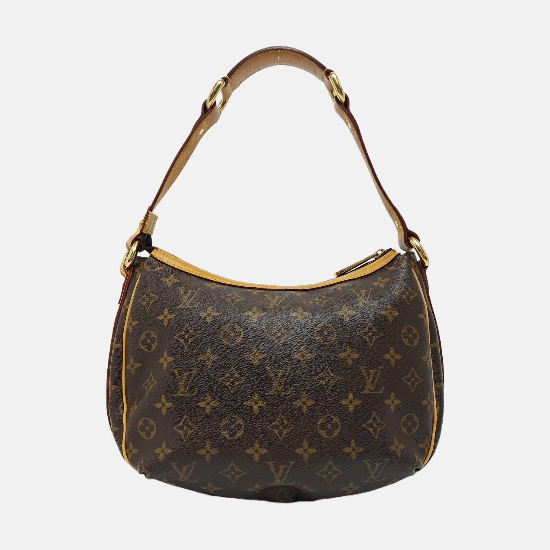 TULUM PM Monogram Coated Canvas Brown
