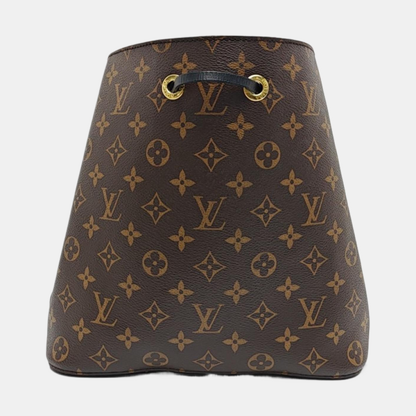 NÉONOÉ MM Monogram Coated Canvas Brown