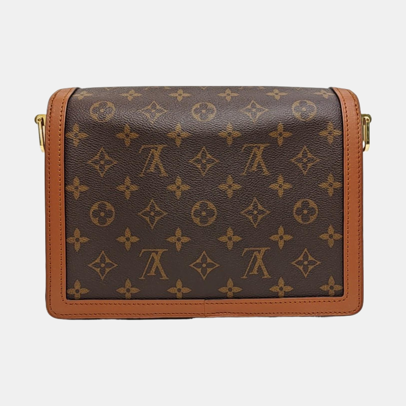 DAUPHINE MM Monogram Coated Canvas Brown
