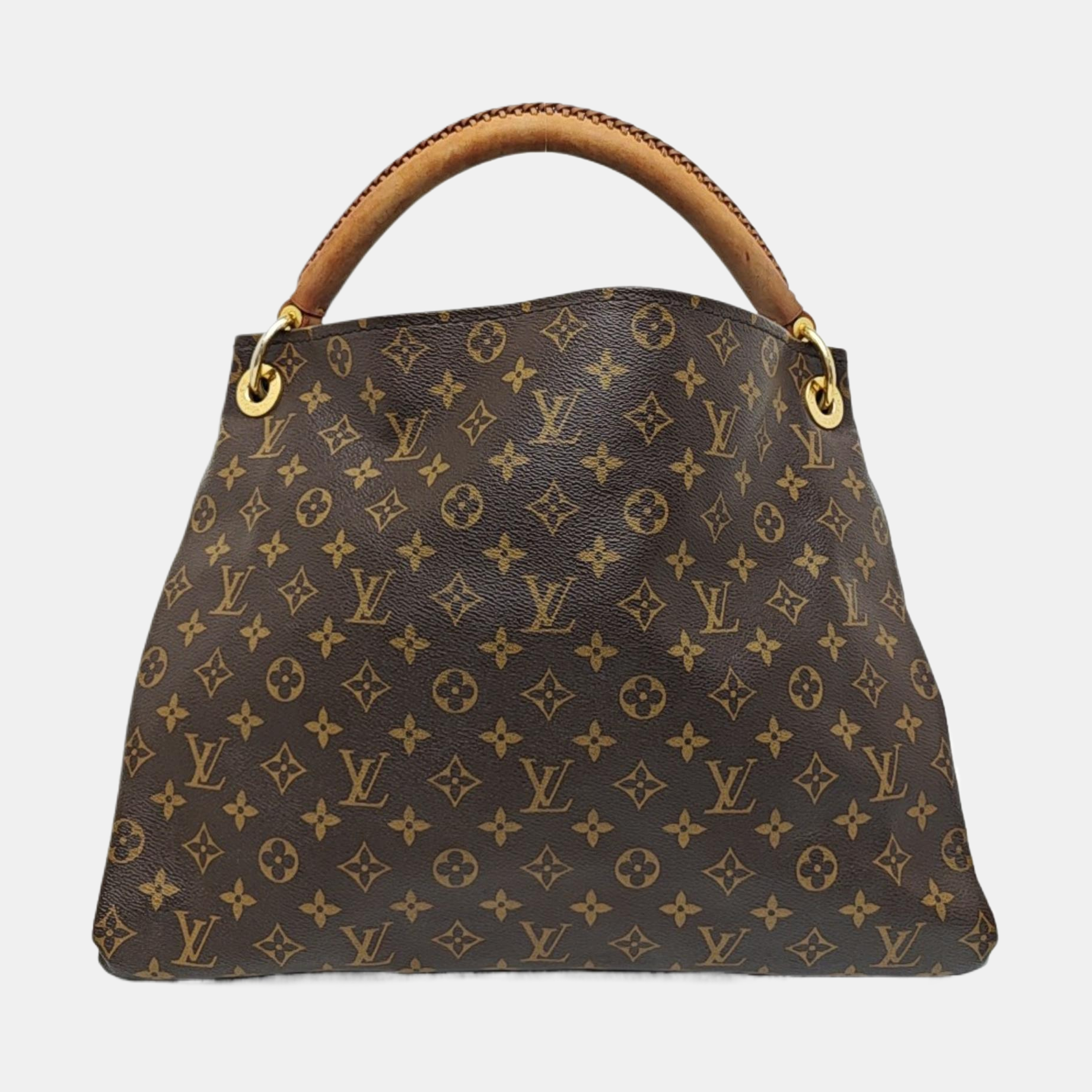 ARTSY MM Monogram Coated Canvas Brown