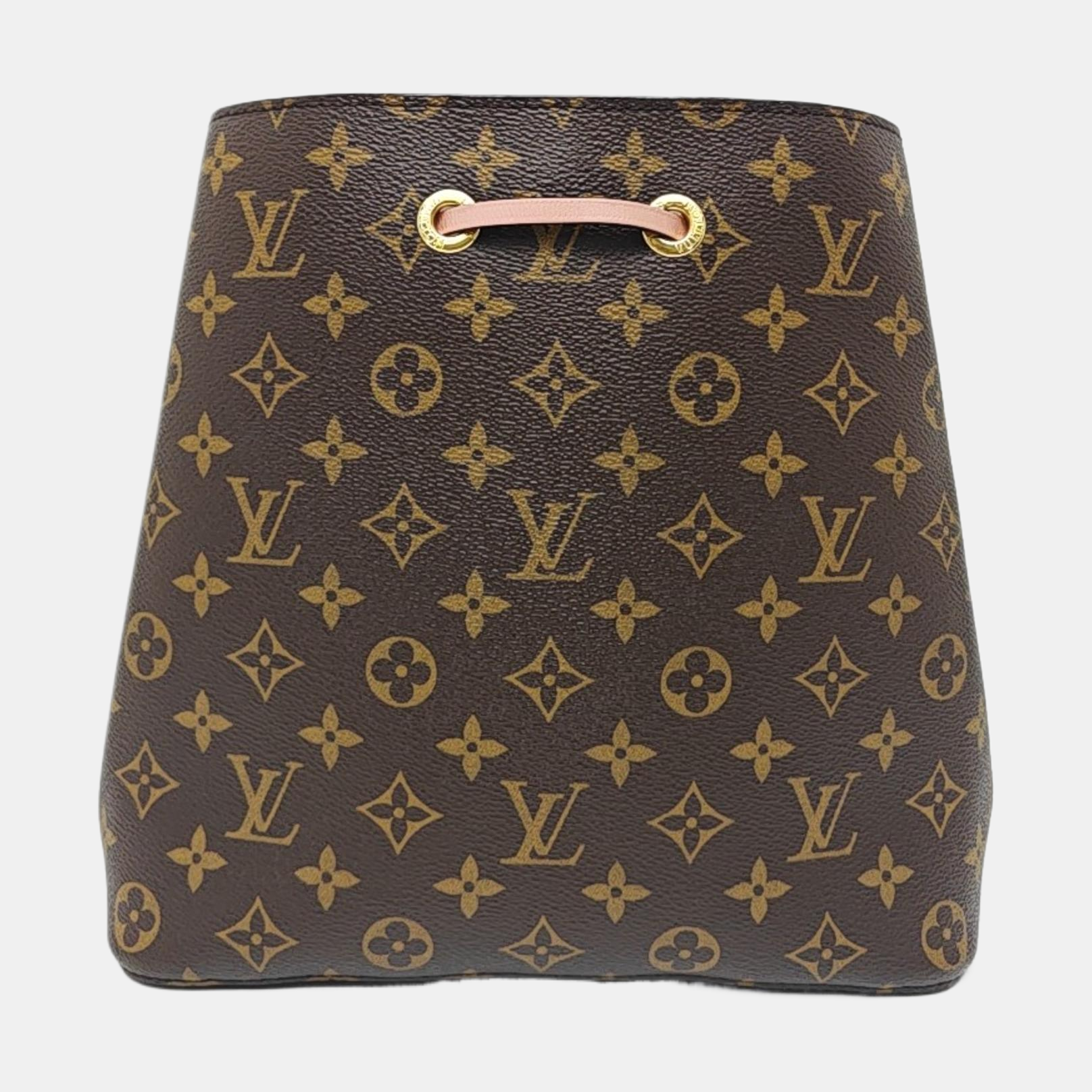 NÉONOÉ MM Monogram Coated Canvas Brown