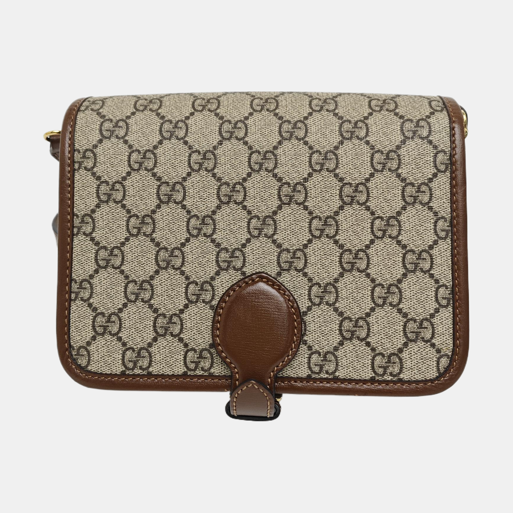 Retro Mini Monogram Coated Canvas Beige