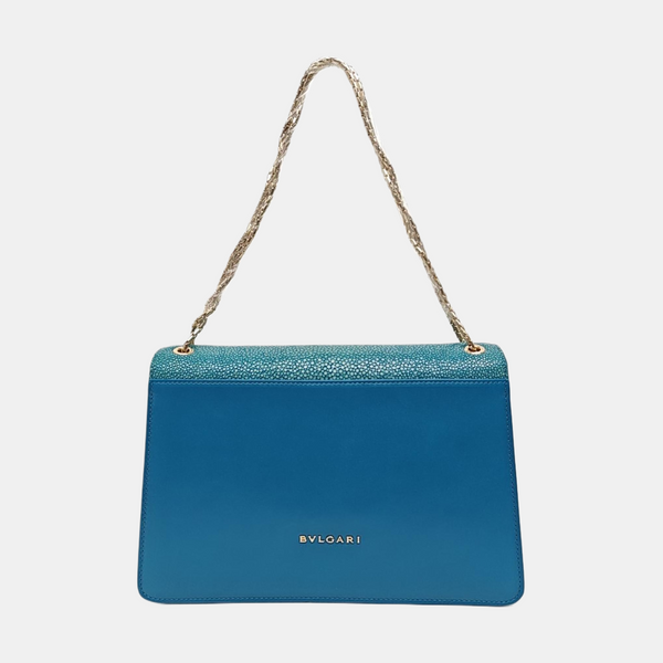 SERPENTI FOREVER Medium Calfskin Green