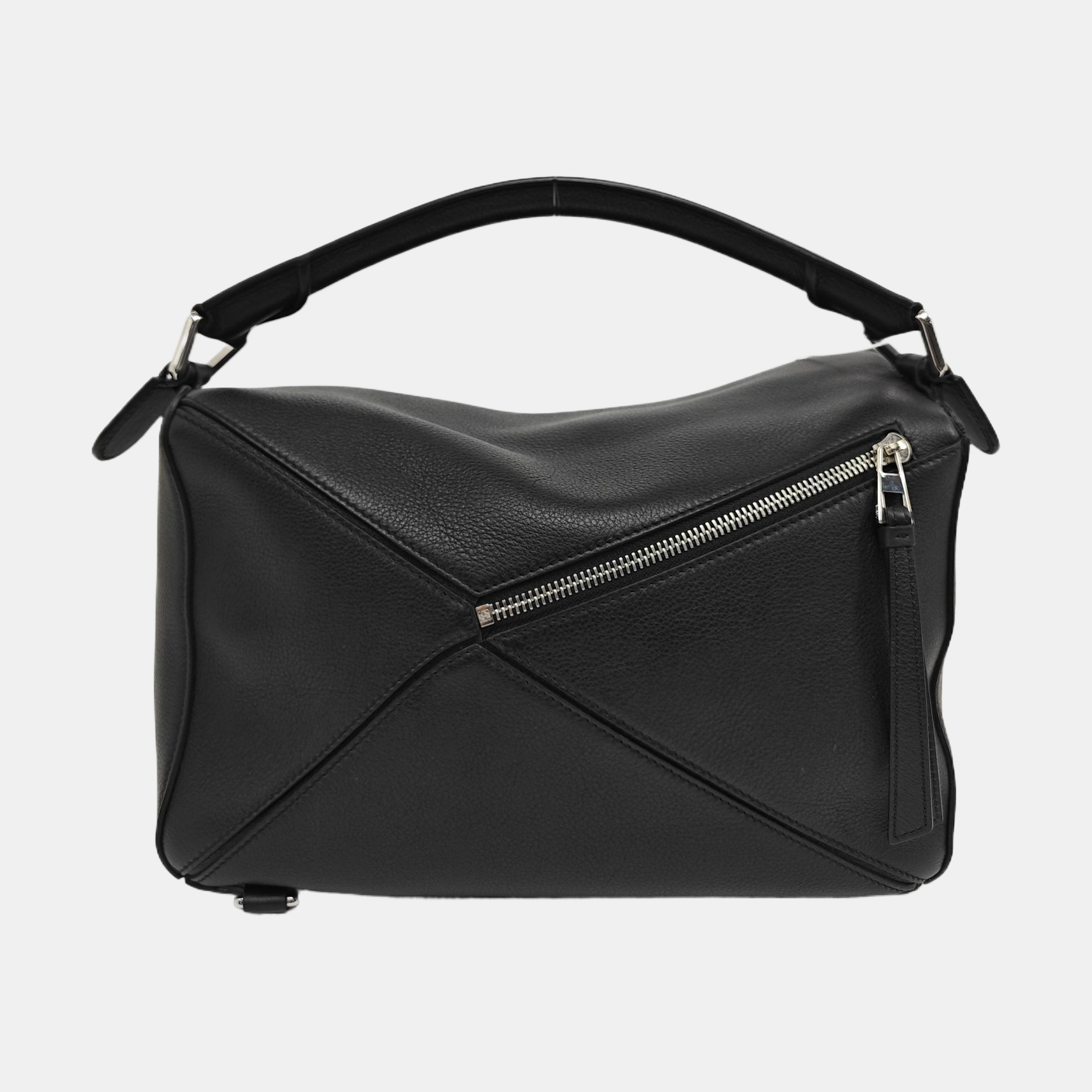 Puzzle Medium Calfskin Black