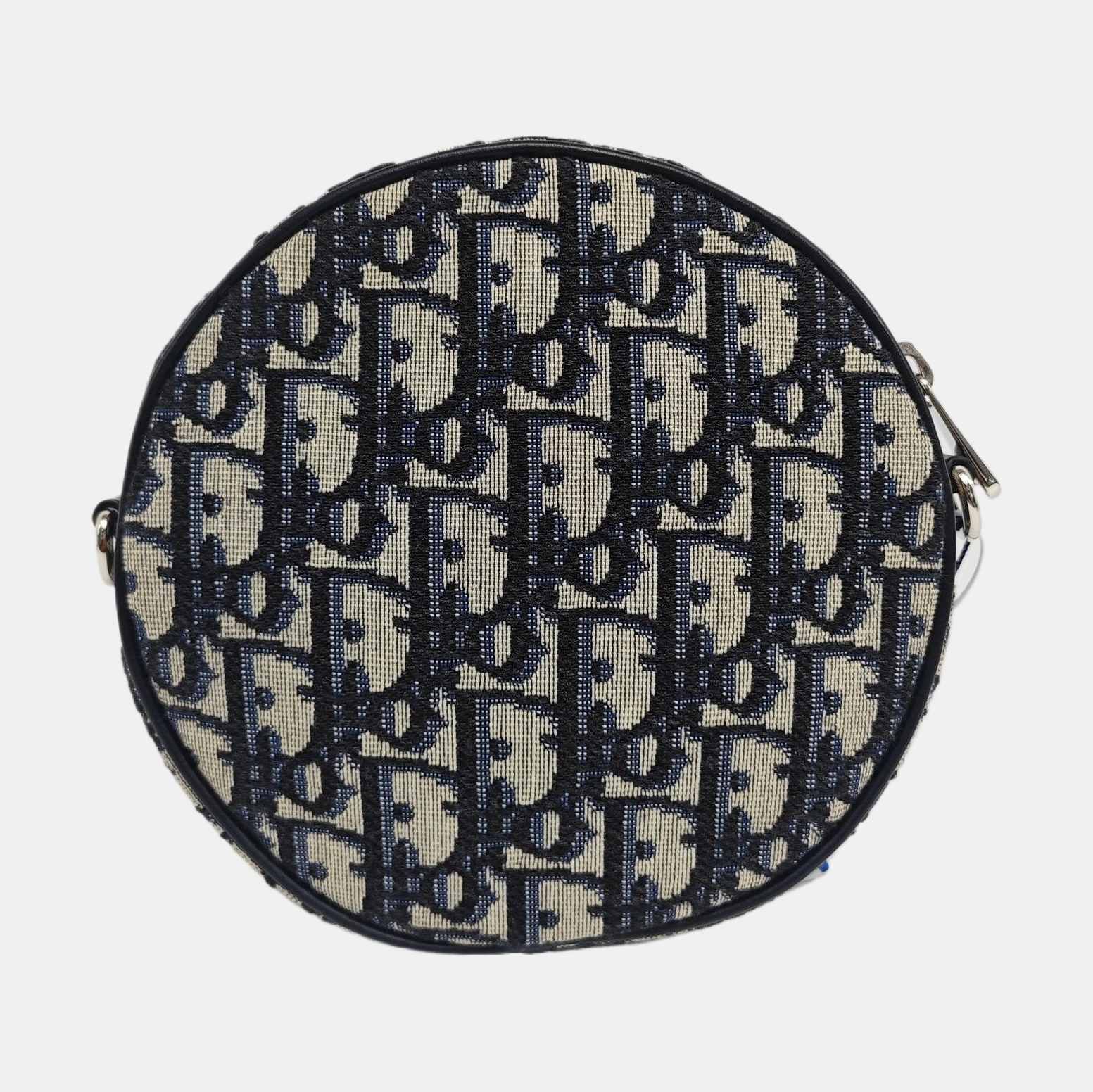Oblique Canvas Shoulder Bag Small Blue