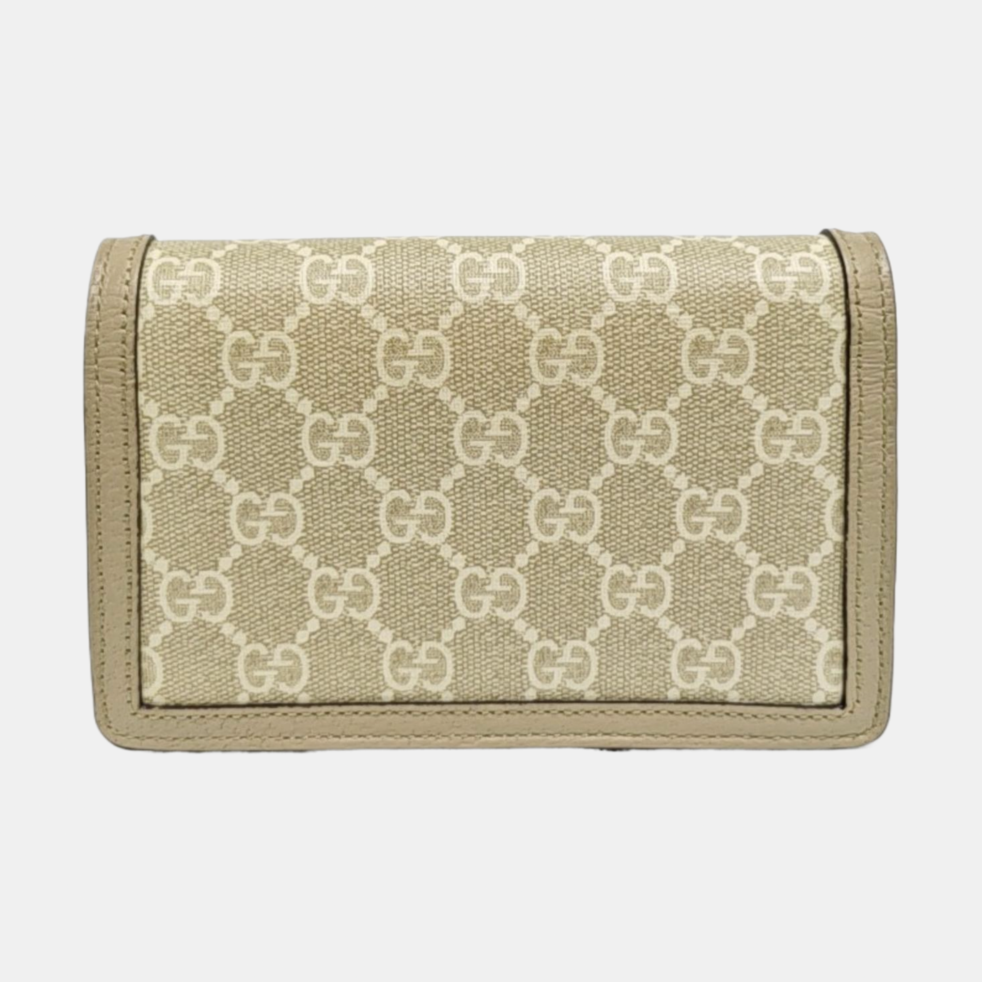 Dionysus Super Mini Monogram Coated Canvas Beige