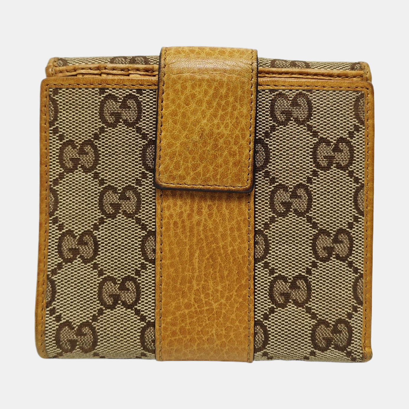 Monogram Canvas Wallet Brown