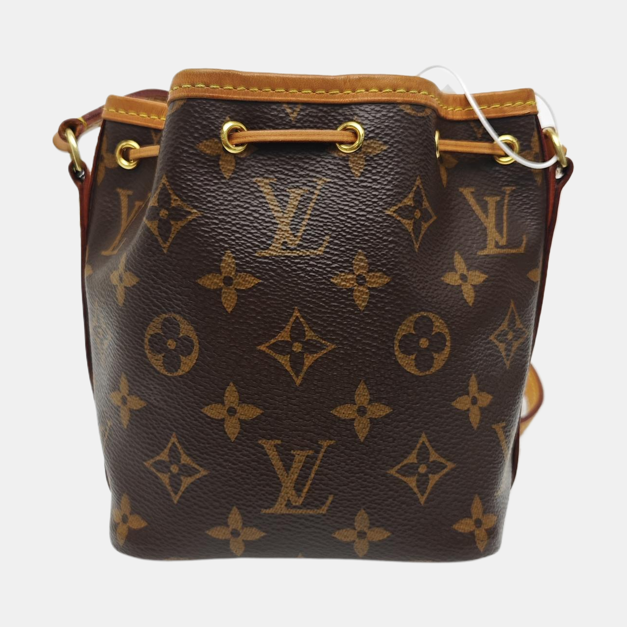 NÉONOÉ Nano Monogram Coated Canvas Brown